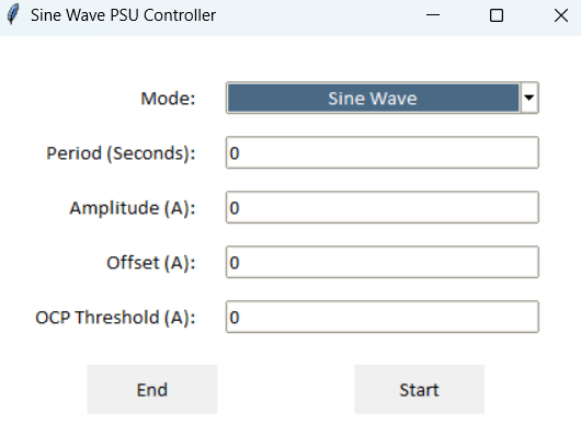 PSU Python GUI